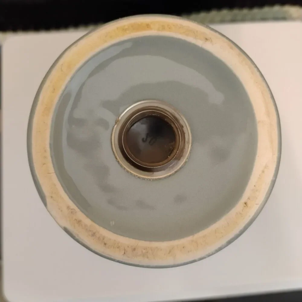 Blue Gray Ceramic Toothbrush Holder